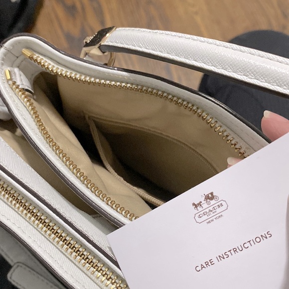 COPY - Coach White Handbag (Unused) - Picture 6 of 8